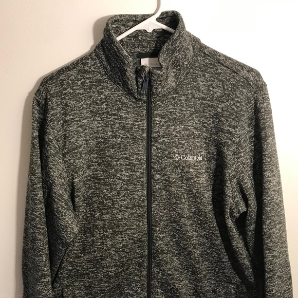 Columbia Other - Columbia Grey Heather Textured Warm Zip Up Sweater